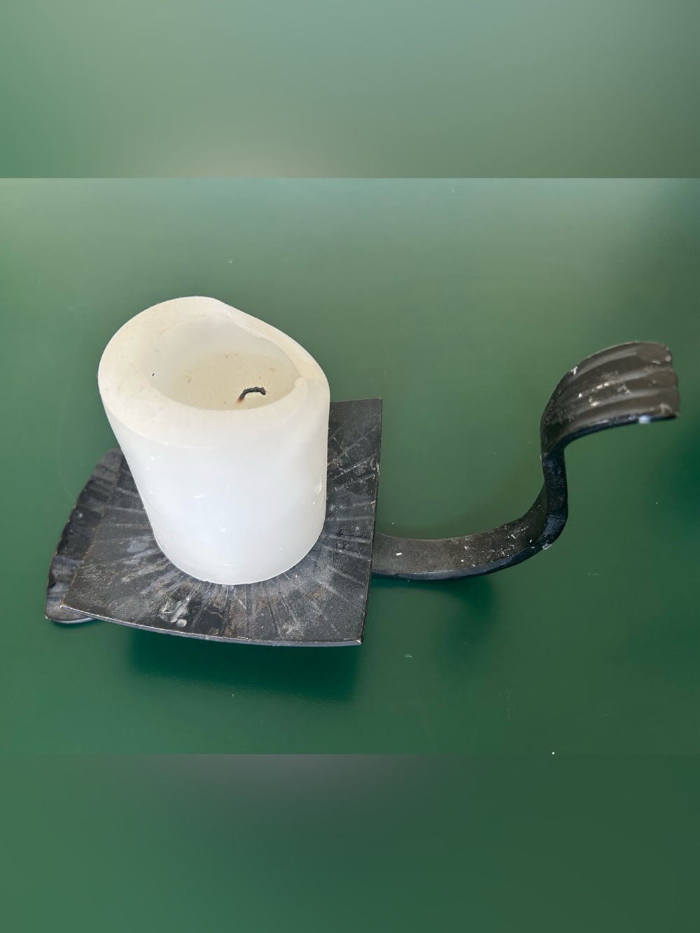 Wrought Iron Candle Holder